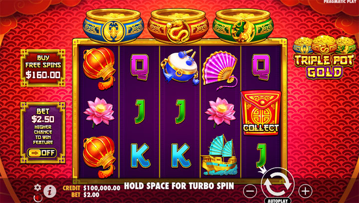 สล็อต Triple Pot Gold